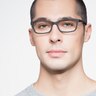 Mesquite Matte Black AcetateEyeglass Frames for Men from EyeBuyDirect