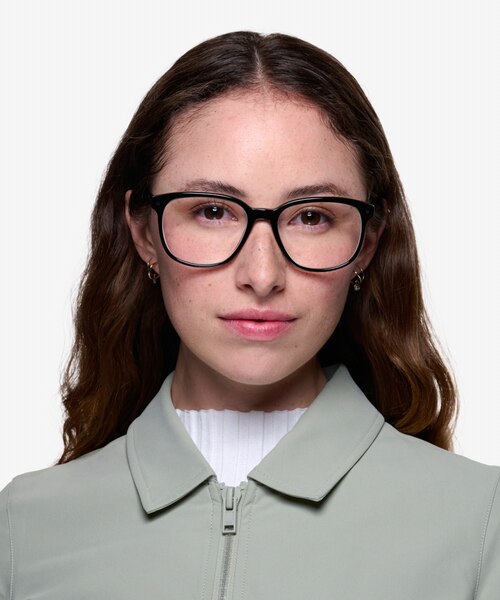 Lisbon Black AcetateEyeglass Frames for Women from EyeBuyDirect