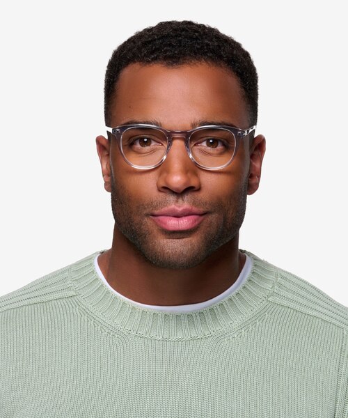 New Day Clear AcetateEyeglass Frames for Men from EyeBuyDirect