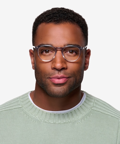 New Day Clear AcetateEyeglass Frames for Men from EyeBuyDirect