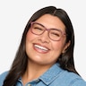 Saint Lou Burgundy PlastiqueMontures de lunettes de vue pour Femmes d'EyeBuyDirect
