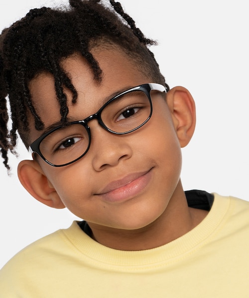 Little Drums Black PlasticEyeglass Frames for Men from EyeBuyDirect