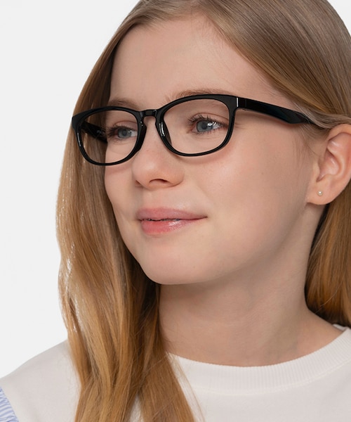Little Drums Black PlasticEyeglass Frames for Women from EyeBuyDirect
