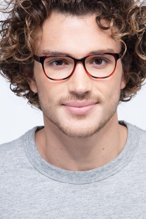 Little Warren Tortoise PlasticEyeglass Frames for Men from EyeBuyDirect