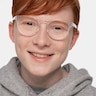 Little Morning Clear PlasticEyeglass Frames for Men from EyeBuyDirect