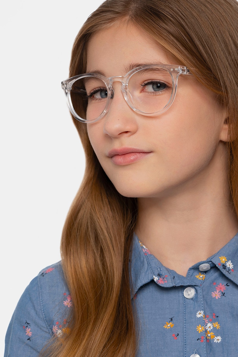 Small frame clear glasses online