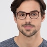 Rooibos Brown AcetateEyeglass Frames for Men from EyeBuyDirect