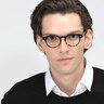 Concept Jet Amber AcetateEyeglass Frames for Men from EyeBuyDirect