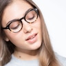 Concept Jet Amber AcetateEyeglass Frames for Women from EyeBuyDirect
