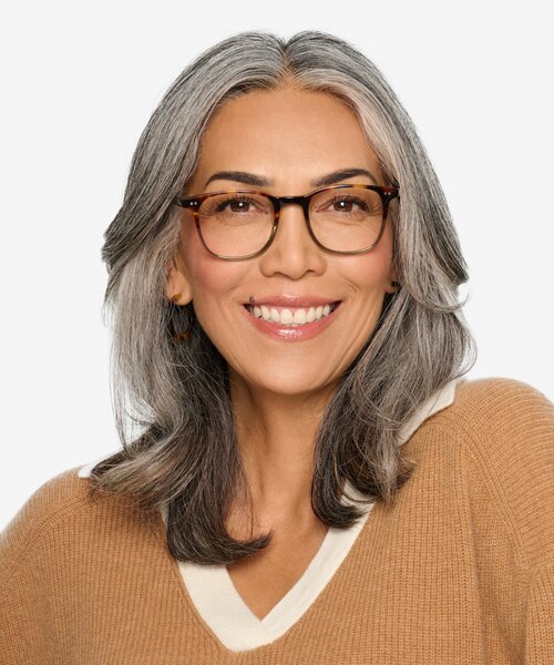 Sequence Charred Quartz AcétateMontures de lunettes de vue pour Femmes d'EyeBuyDirect