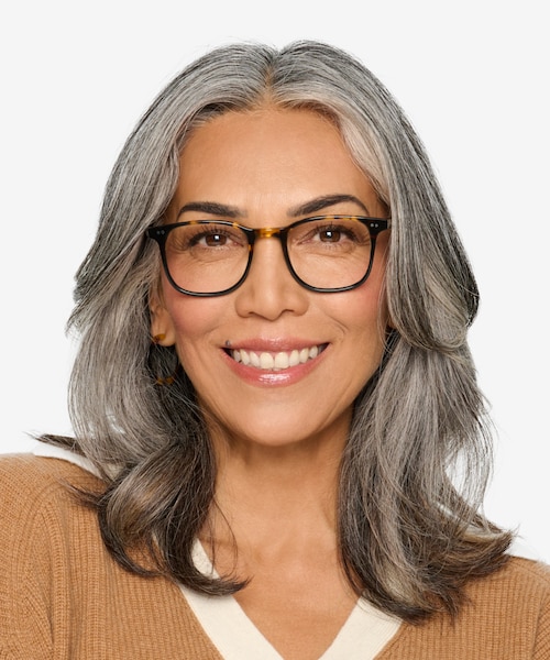 Sequence Amber Tortoise AcetateEyeglass Frames for Women from EyeBuyDirect