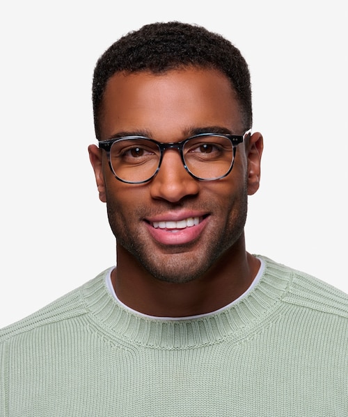 Sequence Ocean Tide AcetateEyeglass Frames for Men from EyeBuyDirect