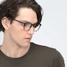 Exposure Jet Amber AcetateEyeglass Frames for Men from EyeBuyDirect