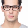 Oslo Black AcetateEyeglass Frames for Men from EyeBuyDirect