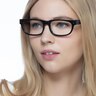Oslo Black AcetateEyeglass Frames for Women from EyeBuyDirect