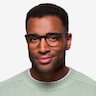 Portrait Black Tortoise PlasticEyeglass Frames for Men from EyeBuyDirect