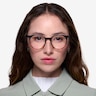 Portrait Black Tortoise PlasticEyeglass Frames for Women from EyeBuyDirect