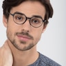 Poetic Matte Black PlastiqueMontures de lunettes de vue pour Hommes d'EyeBuyDirect