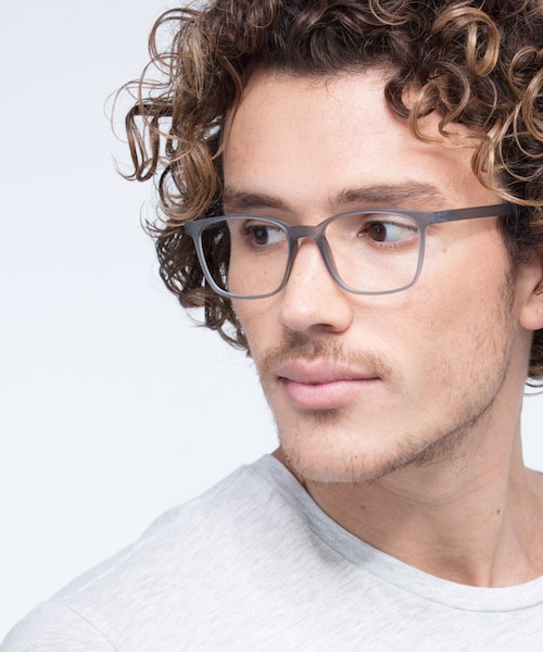 Soul Gray PlasticEyeglass Frames for Men from EyeBuyDirect