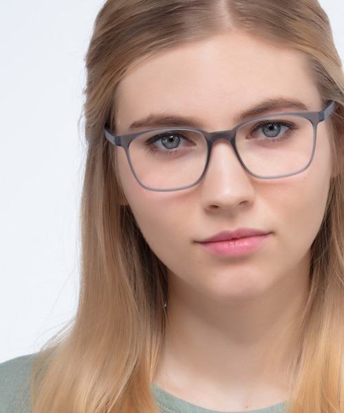 Soul Gray PlasticEyeglass Frames for Women from EyeBuyDirect