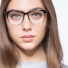 Character Black Navy PlasticEyeglass Frames for Women from EyeBuyDirect
