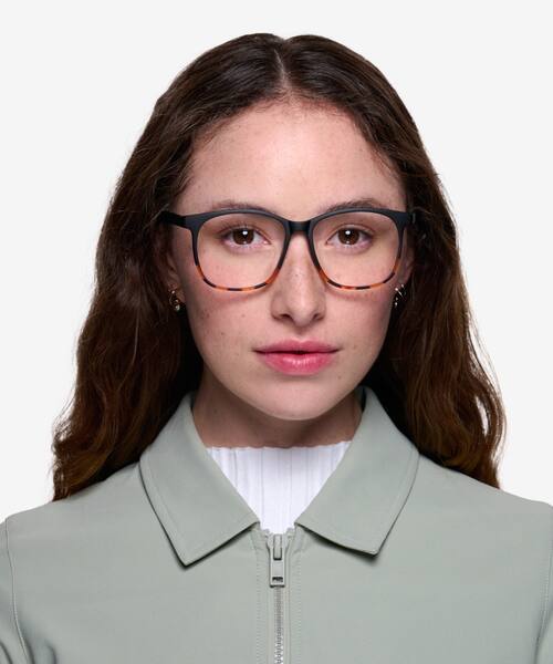 Black Tortoise Character -  Plastic Eyeglasses