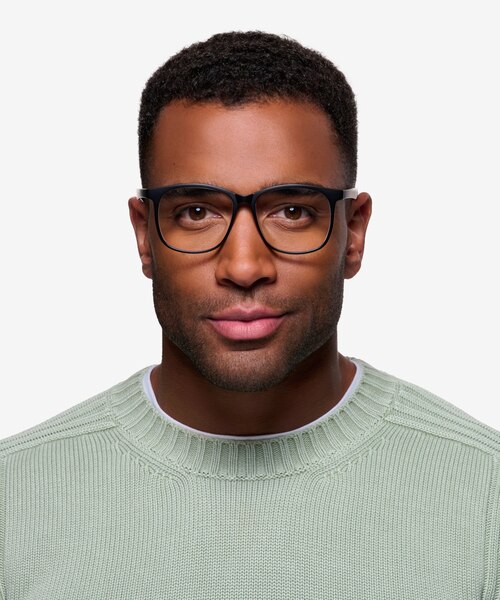 Character Matte Black PlastiqueMontures de lunettes de vue pour Hommes d'EyeBuyDirect