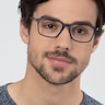 Northern Matte Navy PlasticEyeglass Frames for Men from EyeBuyDirect