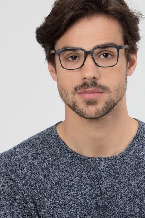 Magnus Matte Black PlasticEyeglass Frames for Men from EyeBuyDirect