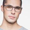 Forest Matte Brown PlasticEyeglass Frames for Men from EyeBuyDirect