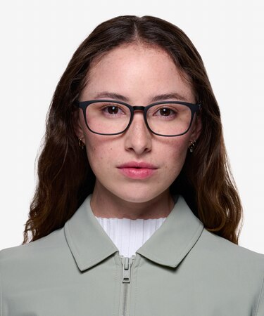 Matte Black Forest -  Lightweight Plastic Eyeglasses