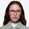 Forest Matte Black PlastiqueMontures de lunettes de vue pour Femmes d'EyeBuyDirect