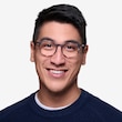 Cheer Swirled Gray PlasticEyeglass Frames for Men from EyeBuyDirect