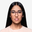 Cheer Swirled Gray PlasticEyeglass Frames for Women from EyeBuyDirect