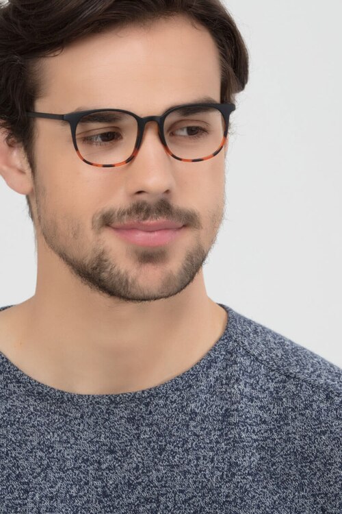 Cheer Black Tortoise PlasticEyeglass Frames for Men from EyeBuyDirect