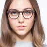 Atomic Matte Gray PlasticEyeglass Frames for Women from EyeBuyDirect