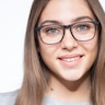 Ghent Matte Black PlasticEyeglass Frames for Women from EyeBuyDirect