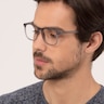 Ghent Matte Gray PlastiqueMontures de lunettes de vue pour Hommes d'EyeBuyDirect