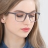 Ghent Matte Gray PlastiqueMontures de lunettes de vue pour Femmes d'EyeBuyDirect