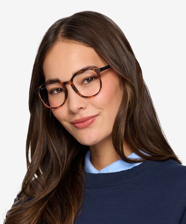 Matte Floral Days -  Lightweight Plastic Eyeglasses