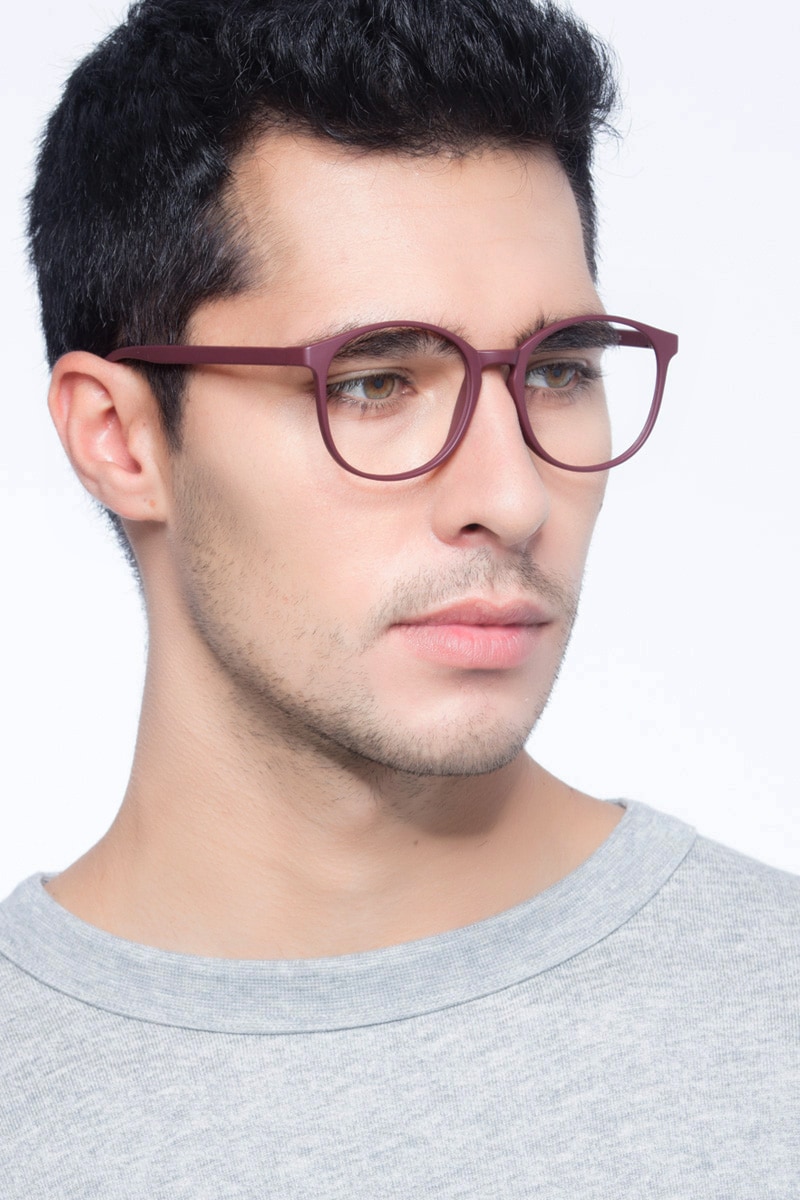 Mens red sale glasses