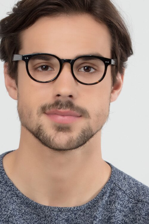 Achiever Brown Floral PlasticEyeglass Frames for Men from EyeBuyDirect