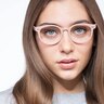 Achiever Rose Pink PlasticEyeglass Frames for Women from EyeBuyDirect