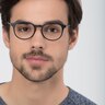 Brace Matte Black PlasticEyeglass Frames for Men from EyeBuyDirect