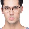 Brace Dark Brown PlasticEyeglass Frames for Men from EyeBuyDirect