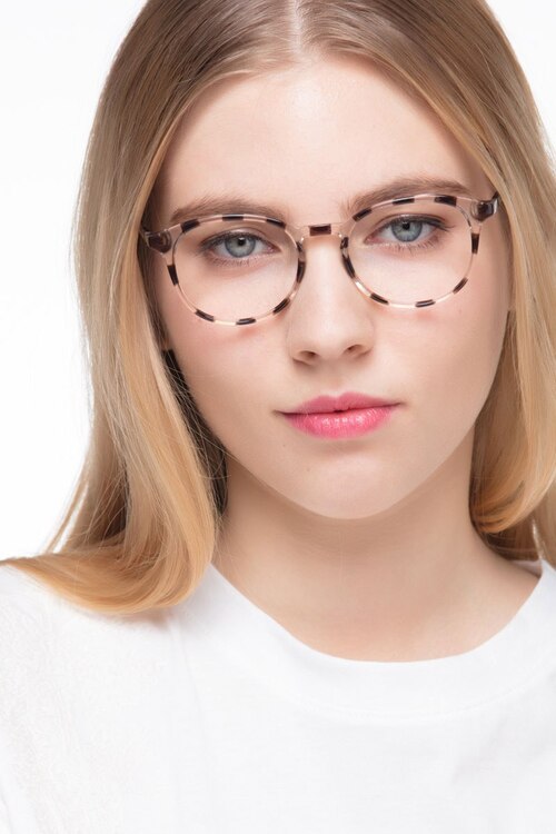 Brace Dark Brown PlasticEyeglass Frames for Women from EyeBuyDirect