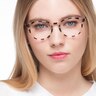Brace Dark Brown PlasticEyeglass Frames for Women from EyeBuyDirect
