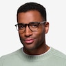 Record Noir PlastiqueMontures de lunettes de vue pour Hommes d'EyeBuyDirect