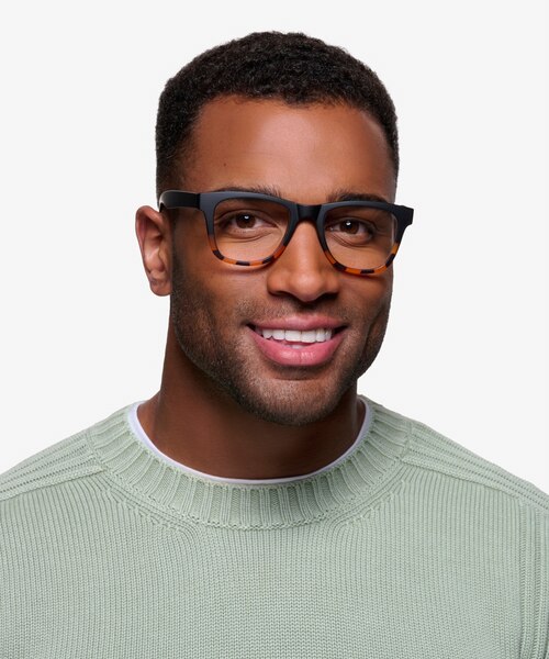 Project Black Tortoise PlastiqueMontures de lunettes de vue pour Hommes d'EyeBuyDirect