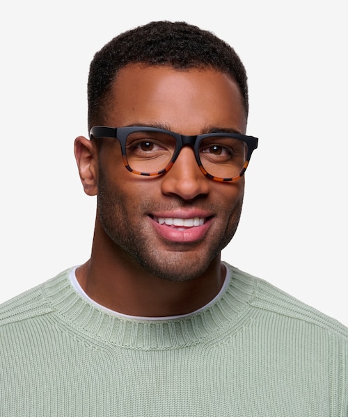 Project Black Tortoise PlasticEyeglass Frames for Men from EyeBuyDirect